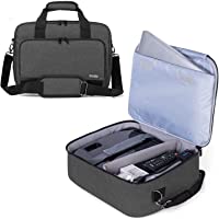Luxja Bolsa Proyector con Funda para Laptop- Maletín Compatible con Epson- BenQ y Optoma Proyector- Maletín para…